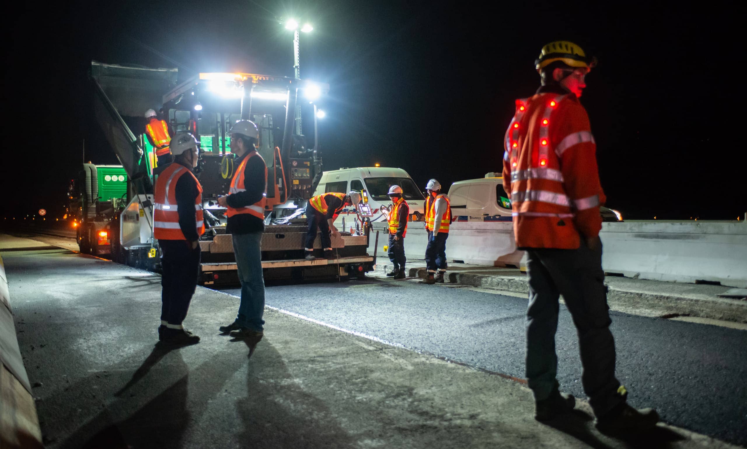 A480, travaux de nuit