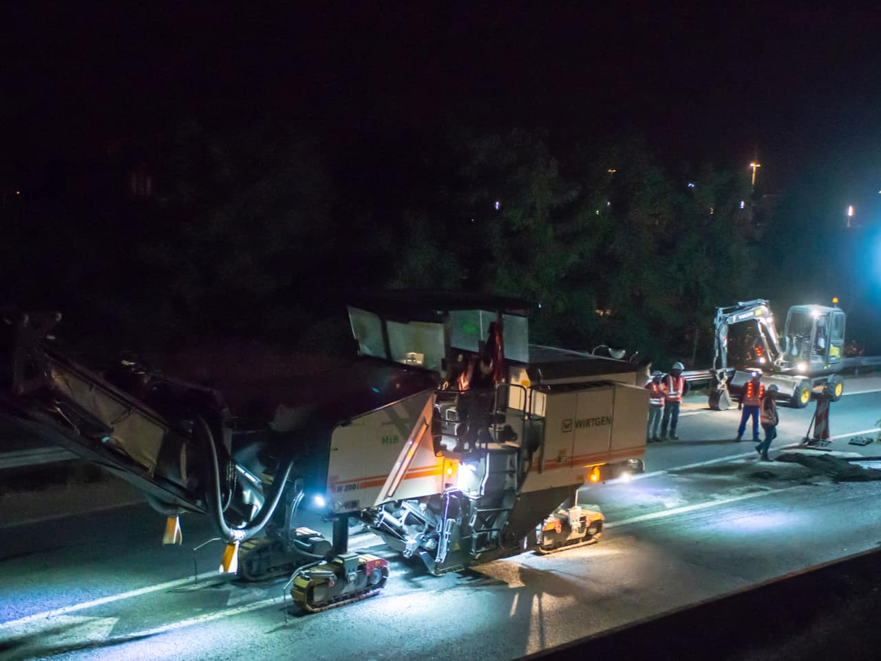 A480 travaux de nuit
