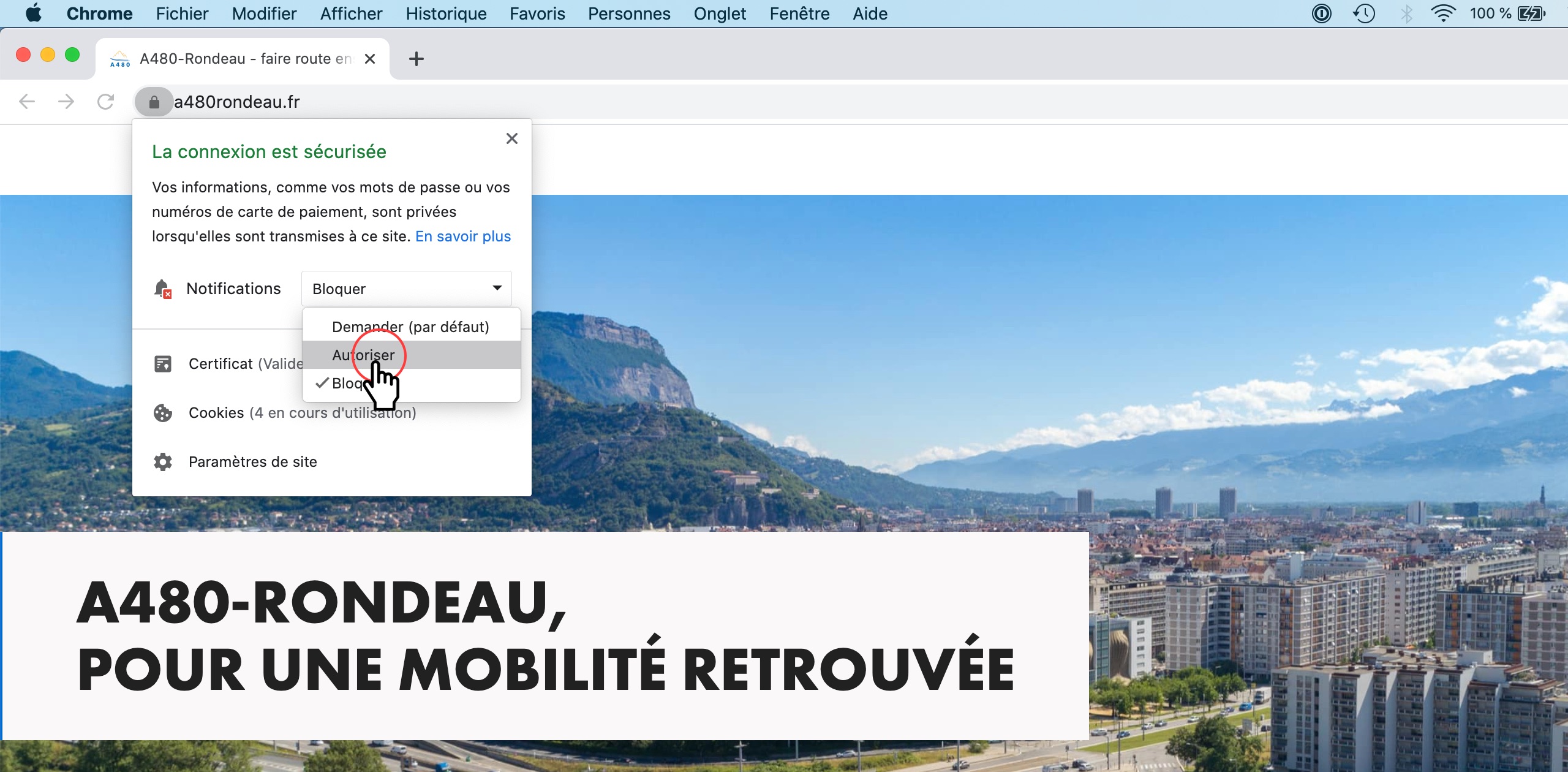 tutoriel notification : autoriser la notification
