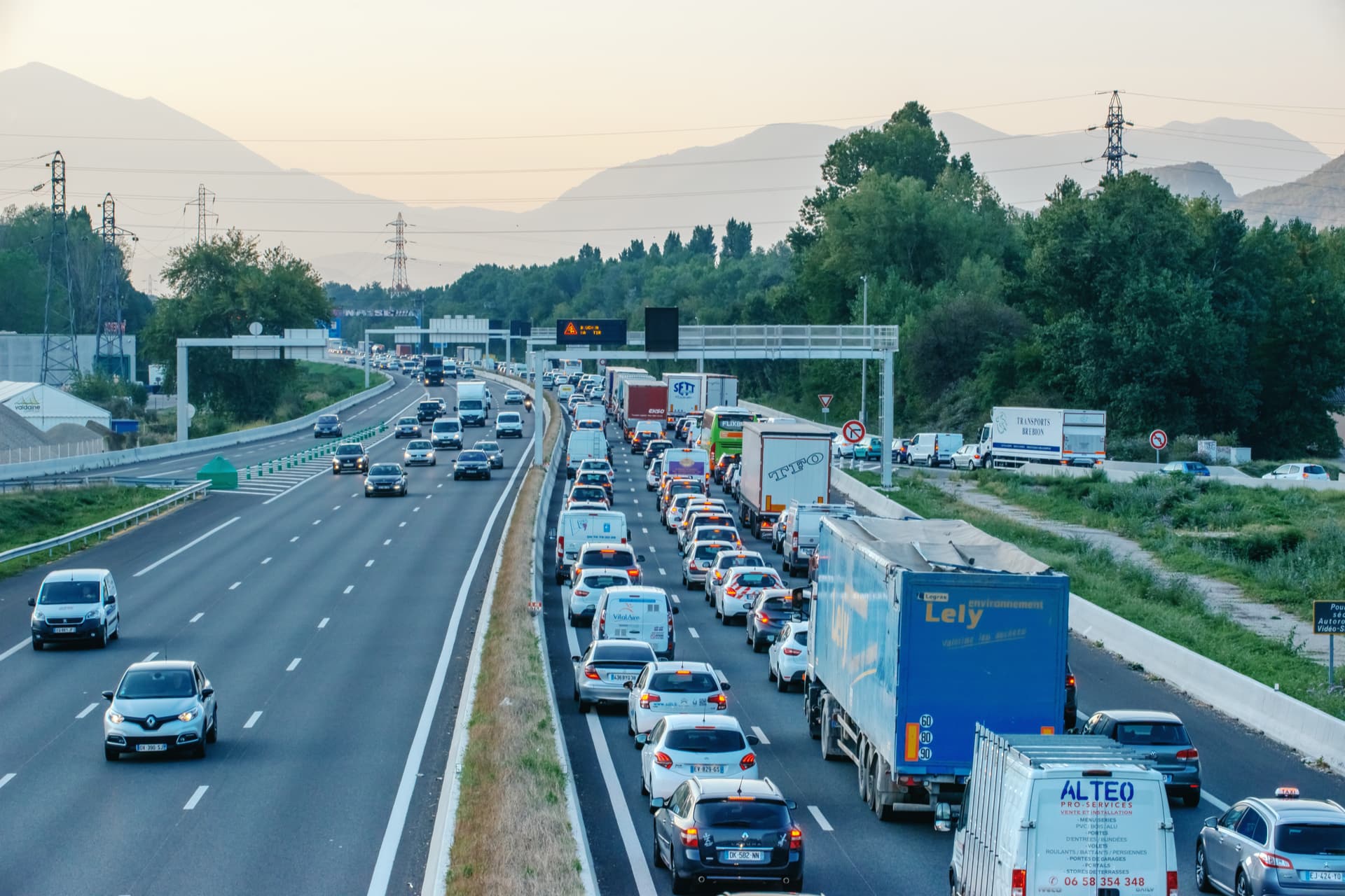 Circulation difficile sur le réseau autoroutier