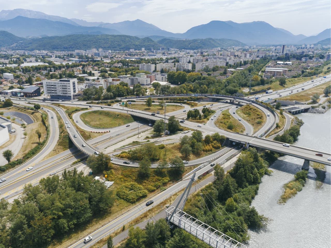 photographie du diffuseur du Rondeau vu du ciel