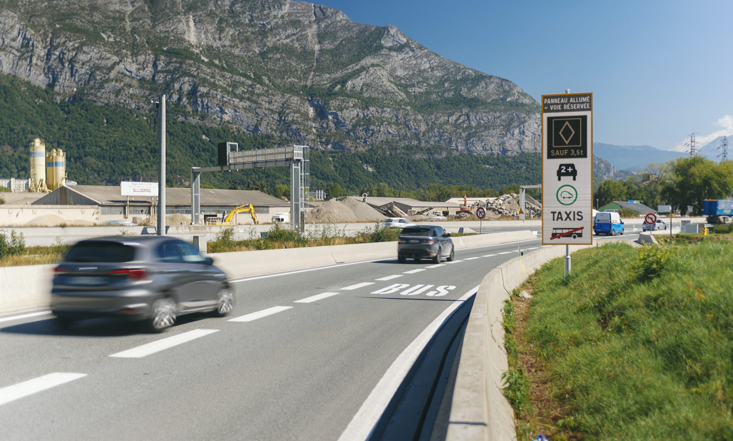 Un nouveau panneau pour une nouvelle offre de co-voiturage par AREA