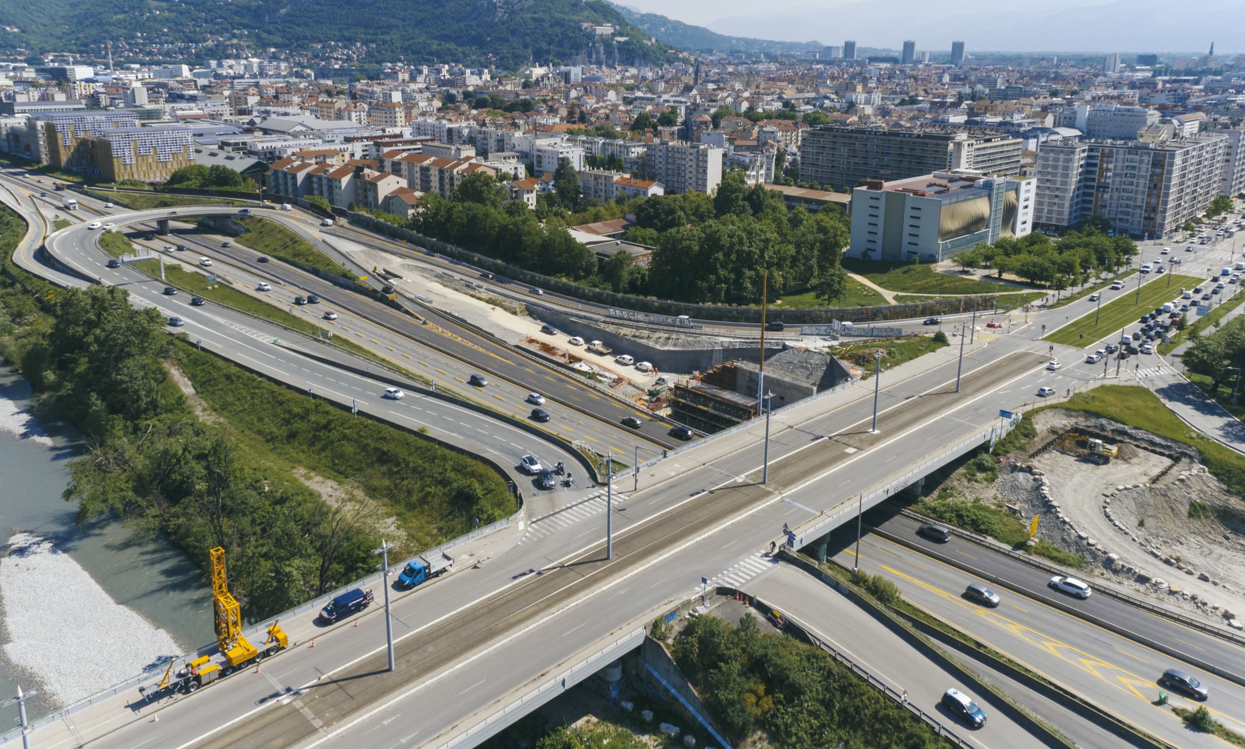 A Catane, réouverture de la brettelle de sortie vers Seyssinet-Pariset en provenance de Lyon