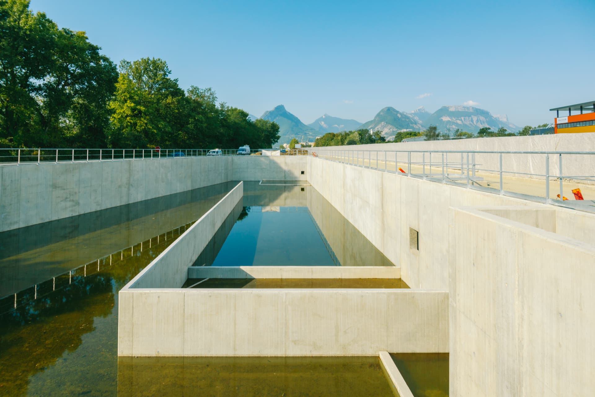 Réalisation d'un bassin de récupération des eaux