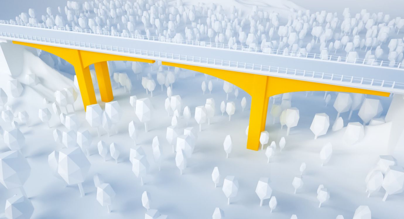 Illustration glossaire APRR : Pile de pont