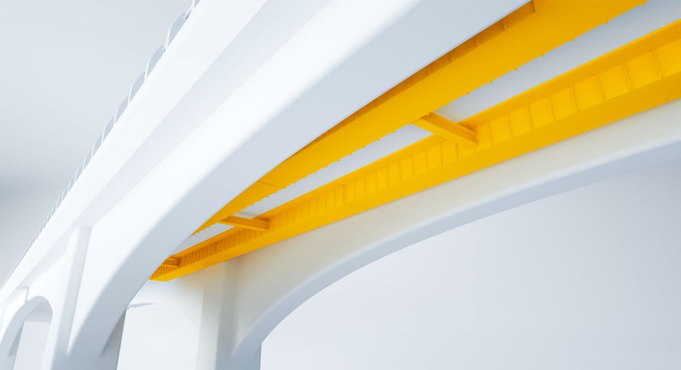 Illustration glossaire APRR : Tablier mixte d'un pont