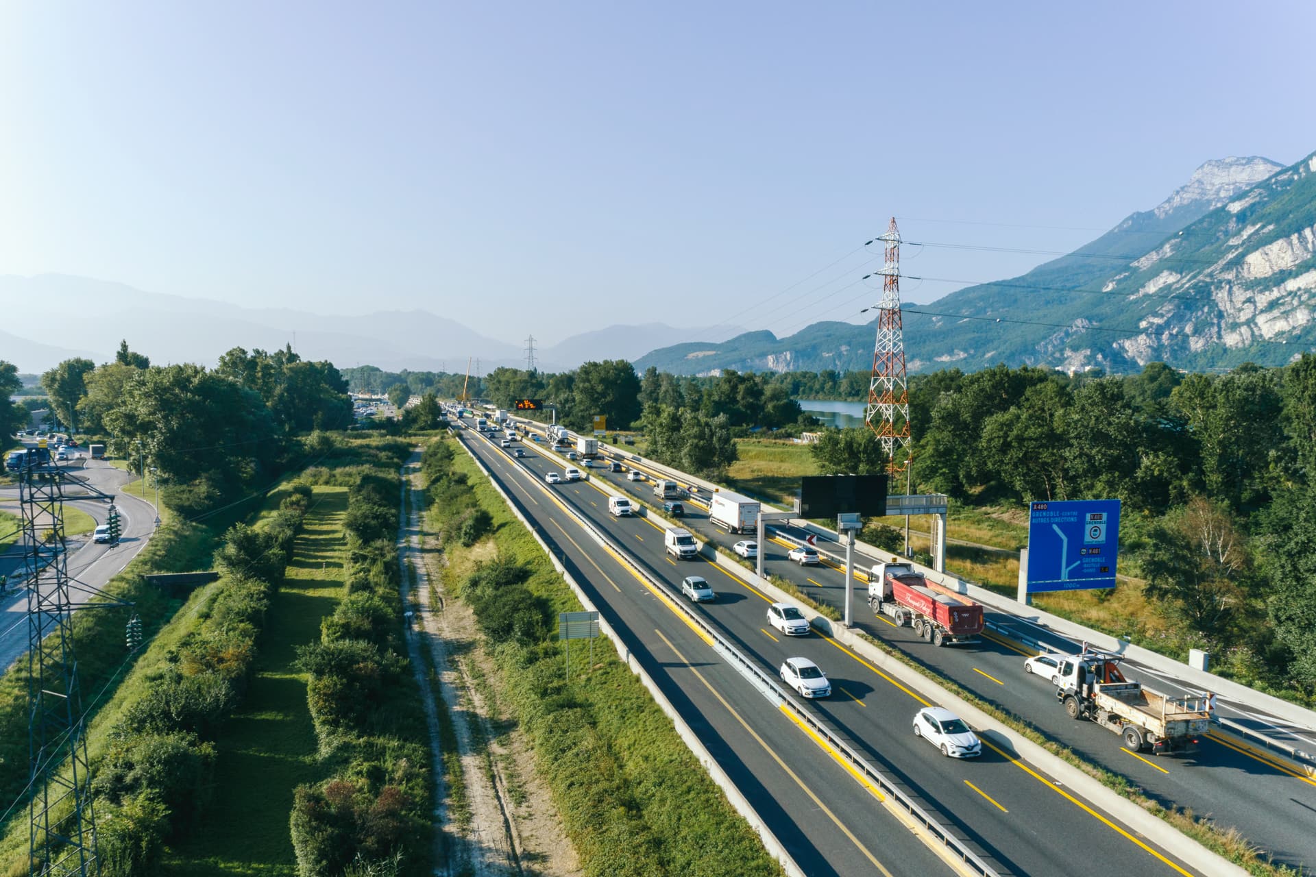 Autotroute A480 sur Grenoble