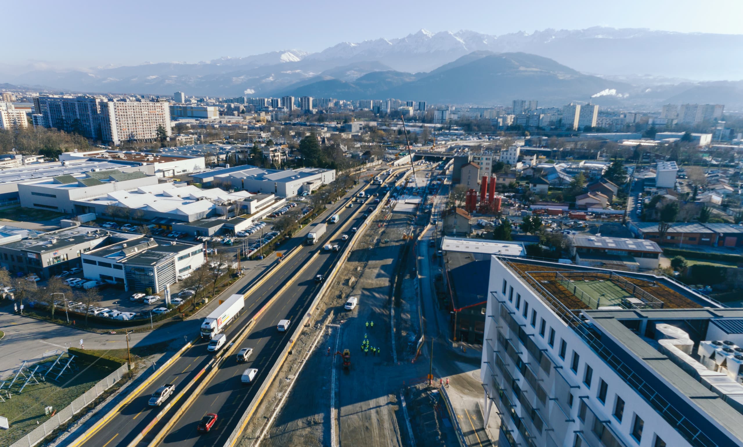 Aménagements effectués par les équipes de la DREAL sur la nationale N87 et le secteur du Rondeau