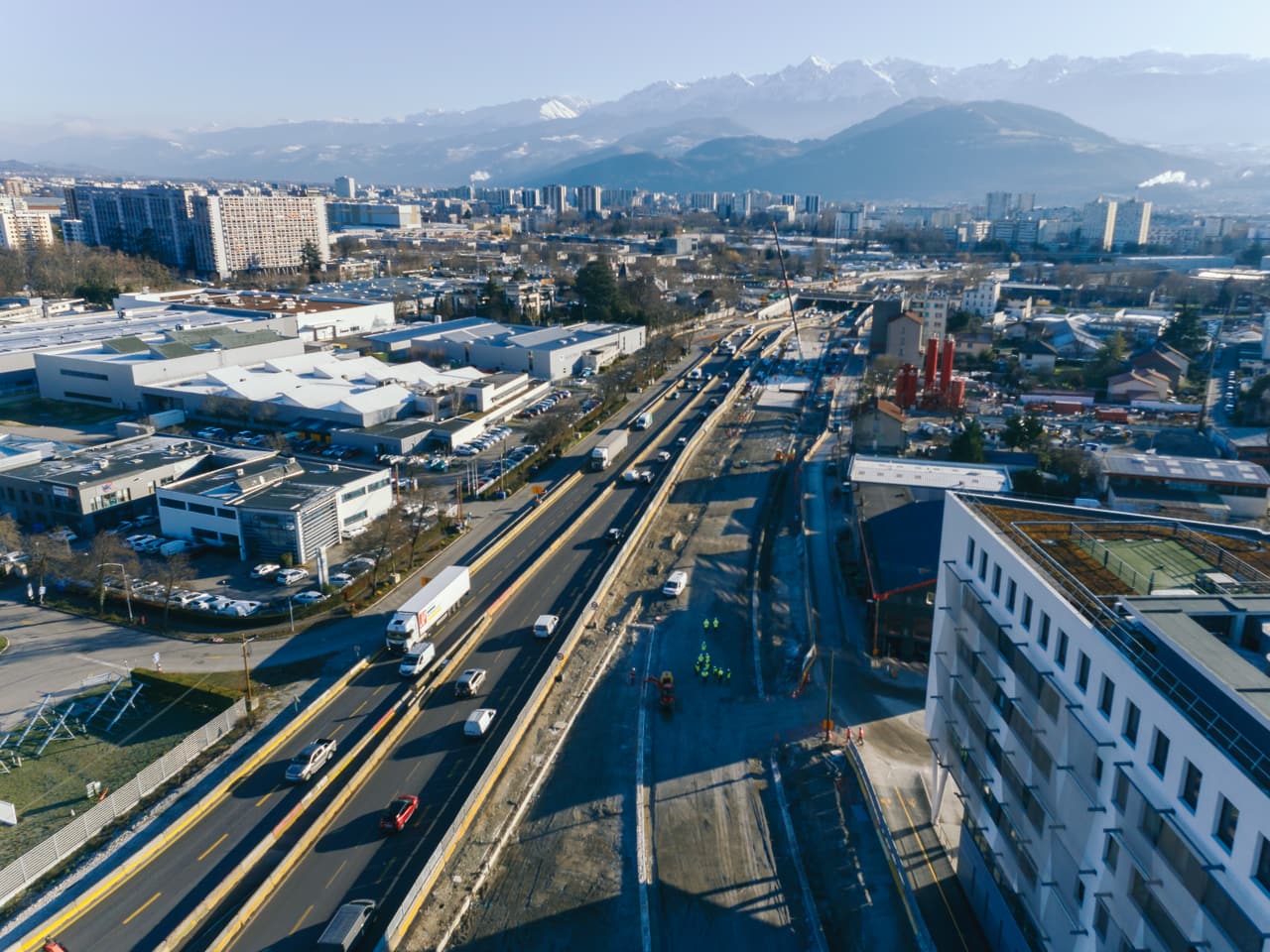 Aménagements effectués par les équipes de la DREAL sur la nationale N87 et le secteur du Rondeau